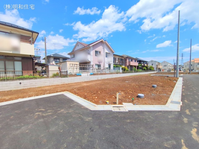 東京都府中市四谷4丁目の新築戸建て更地・土地写真 2025年4月28日撮影