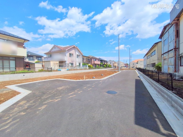 東京都府中市四谷4丁目の新築戸建て更地・土地写真 2025年4月28日撮影