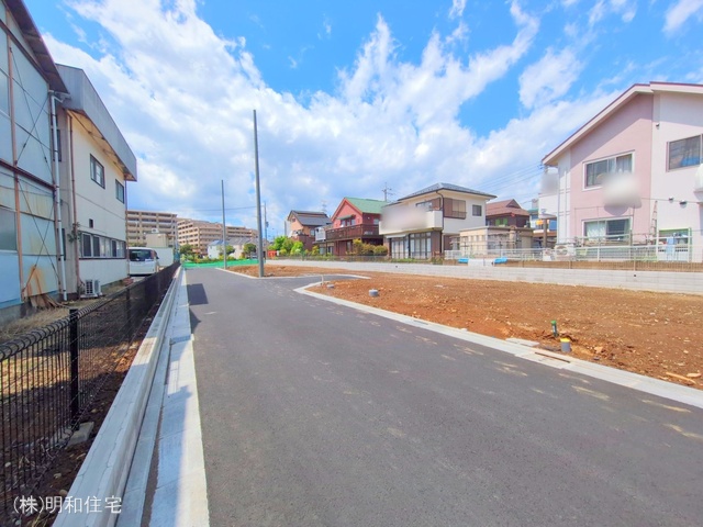 東京都府中市四谷4丁目の新築戸建て更地・土地写真 2025年4月28日撮影