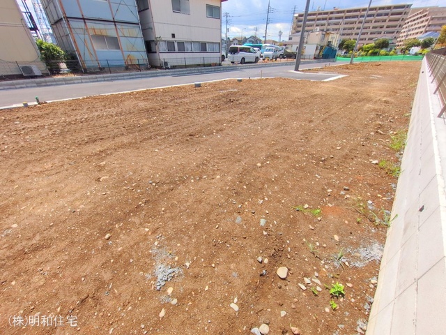 東京都府中市四谷4丁目の新築戸建て更地・土地写真 2025年4月28日撮影