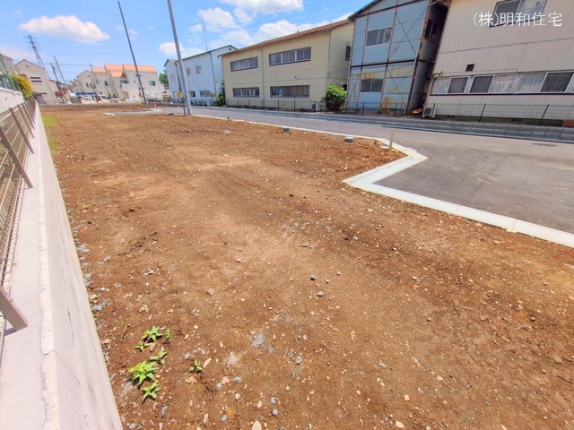 東京都府中市四谷4丁目の新築戸建て更地・土地写真 2025年4月28日撮影