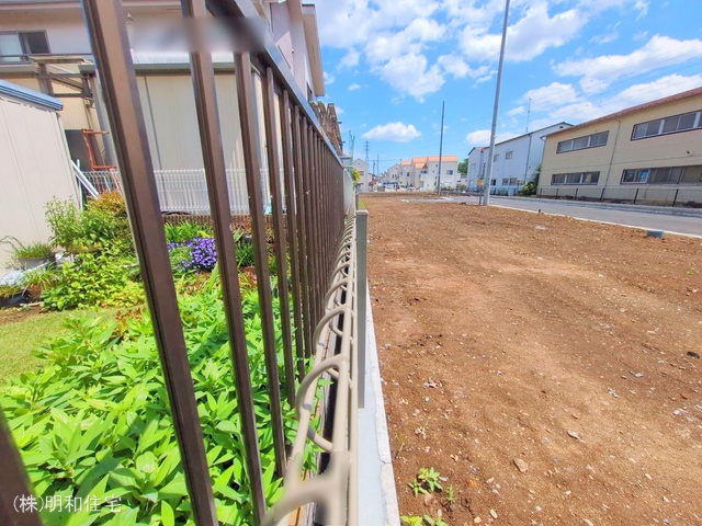 東京都府中市四谷4丁目の新築戸建て更地・土地写真 2025年4月28日撮影