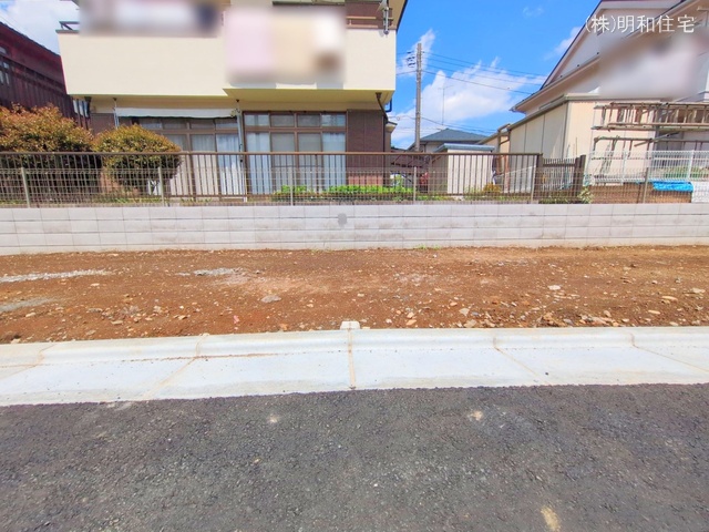 東京都府中市四谷4丁目の新築戸建て更地・土地写真 2025年4月28日撮影