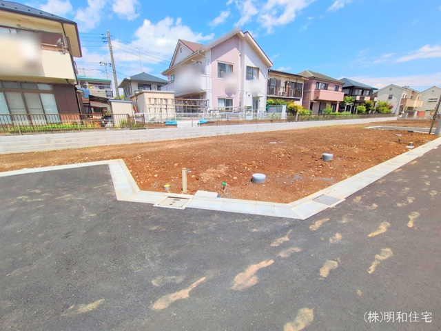 東京都府中市四谷4丁目の新築戸建て更地・土地写真 2025年4月28日撮影