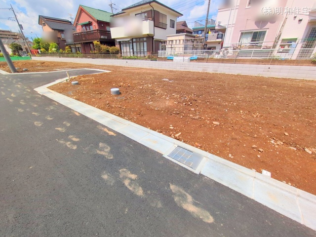 東京都府中市四谷4丁目の新築戸建て更地・土地写真 2025年4月28日撮影