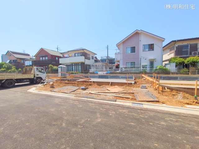 東京都府中市四谷4丁目の新築戸建て基礎写真 2025年5月19日撮影