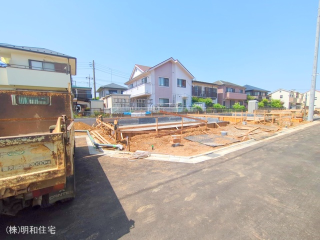 東京都府中市四谷4丁目の新築戸建て基礎写真 2025年5月19日撮影