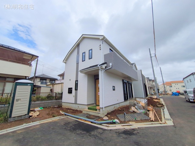 東京都府中市四谷4丁目の新築戸建て外構写真 2025年7月15日撮影