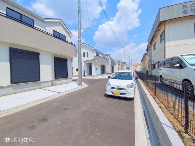 東京都府中市四谷4丁目の新築戸建て外構写真 2025年8月19日撮影