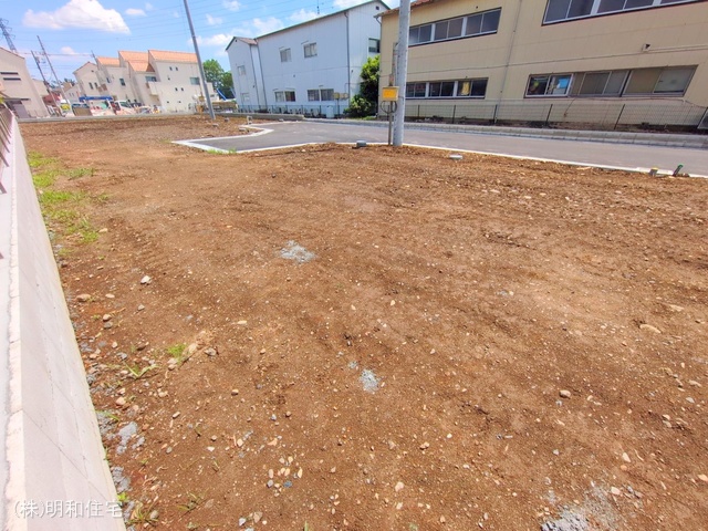 東京都府中市四谷4丁目の新築戸建て更地・土地写真 2025年4月28日撮影