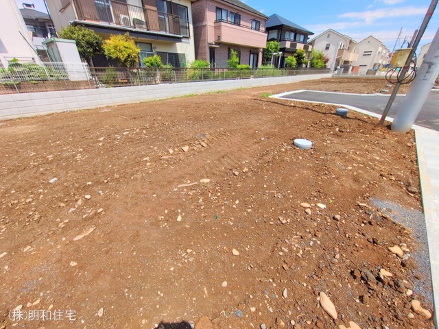 東京都府中市四谷4丁目の新築戸建て更地・土地写真 2025年4月28日撮影