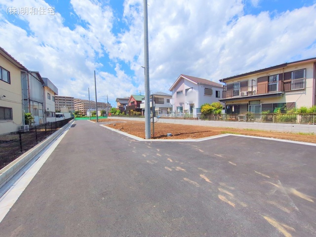 東京都府中市四谷4丁目の新築戸建て更地・土地写真 2025年4月28日撮影
