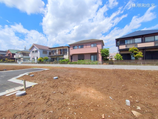 東京都府中市四谷4丁目の新築戸建て更地・土地写真 2025年4月28日撮影
