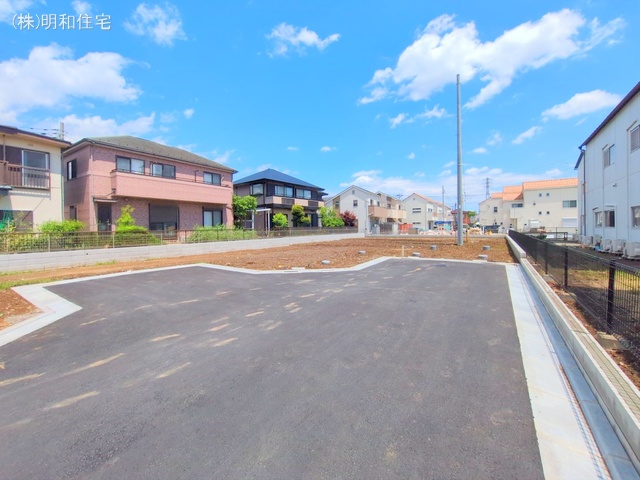 東京都府中市四谷4丁目の新築戸建て更地・土地写真 2025年4月28日撮影