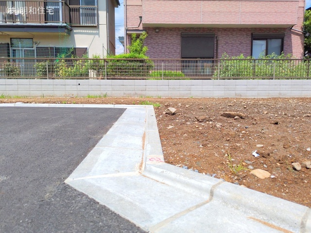 東京都府中市四谷4丁目の新築戸建て更地・土地写真 2025年4月28日撮影