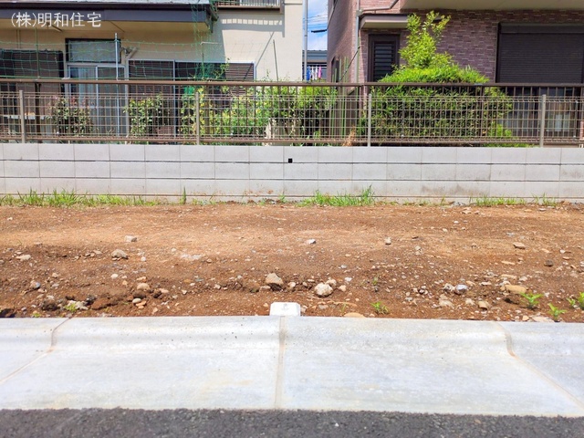 東京都府中市四谷4丁目の新築戸建て更地・土地写真 2025年4月28日撮影