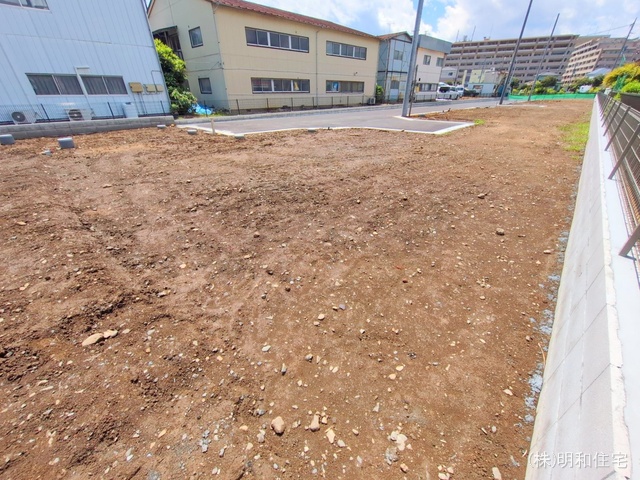 東京都府中市四谷4丁目の新築戸建て更地・土地写真 2025年4月28日撮影