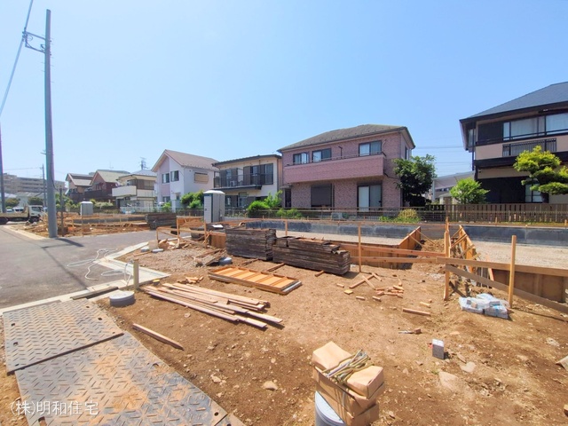 東京都府中市四谷4丁目の新築戸建て基礎写真 2025年5月19日撮影