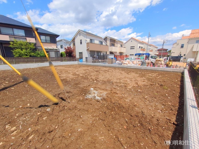 東京都府中市四谷4丁目の新築戸建て更地・土地写真 2025年4月28日撮影