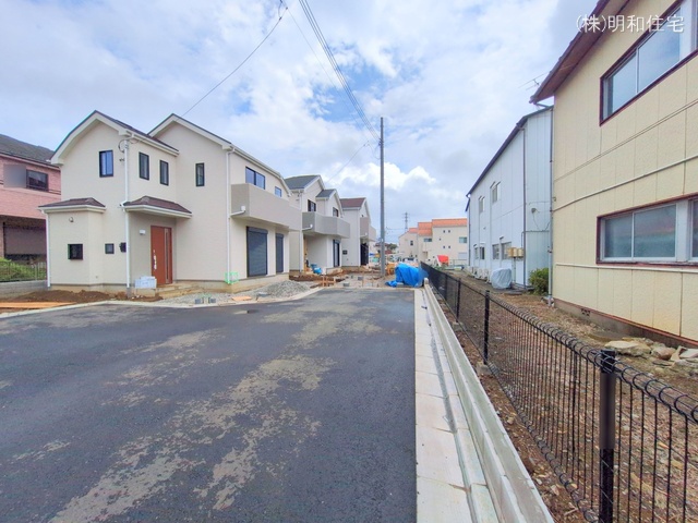 東京都府中市四谷4丁目の新築戸建て外構写真 2025年7月15日撮影