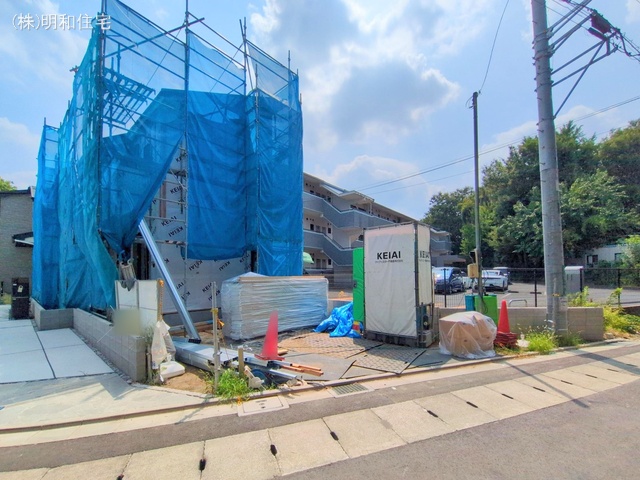 東京都府中市分梅町2丁目の新築戸建てシート写真 2025年8月21日撮影