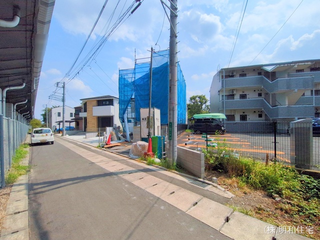 東京都府中市分梅町2丁目の新築戸建てシート写真 2025年8月21日撮影