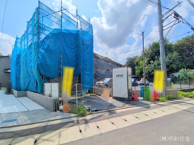 東京都府中市分梅町2丁目の新築戸建てシート写真 2025年9月15日撮影