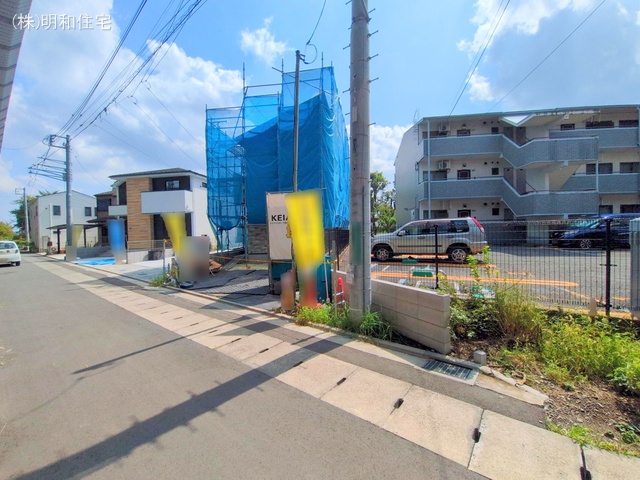 東京都府中市分梅町2丁目の新築戸建てシート写真 2025年9月15日撮影