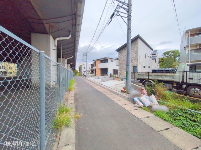 東京都府中市分梅町2丁目の新築戸建て外構写真 2025年10月8日撮影