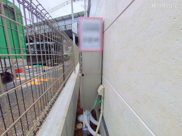 東京都府中市分梅町2丁目の新築戸建て外構写真 2025年10月8日撮影