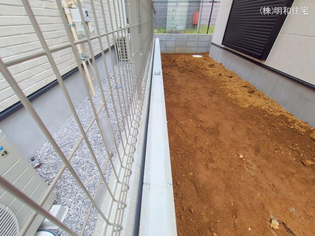 東京都府中市分梅町2丁目の新築戸建て外構写真 2025年10月8日撮影