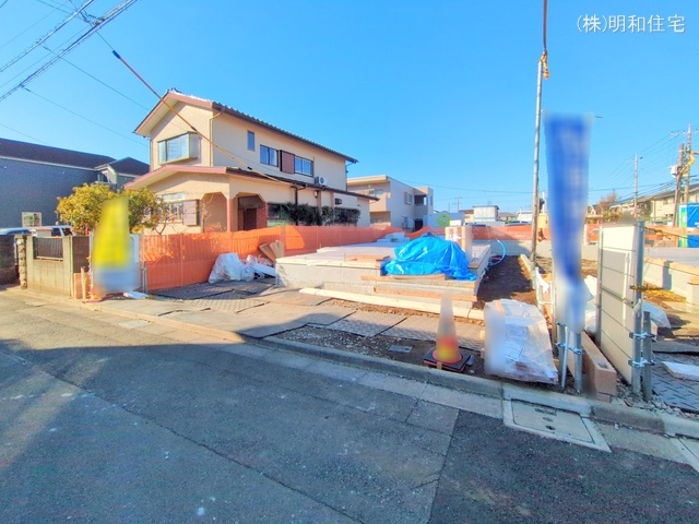 東京都府中市朝日町１丁目の新築戸建て上棟写真 2025年12月22日撮影