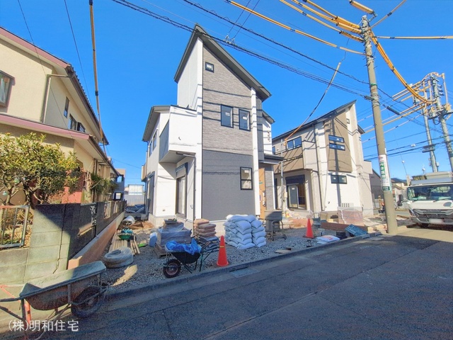 東京都府中市朝日町１丁目の新築戸建て外構写真 2026年2月18日撮影