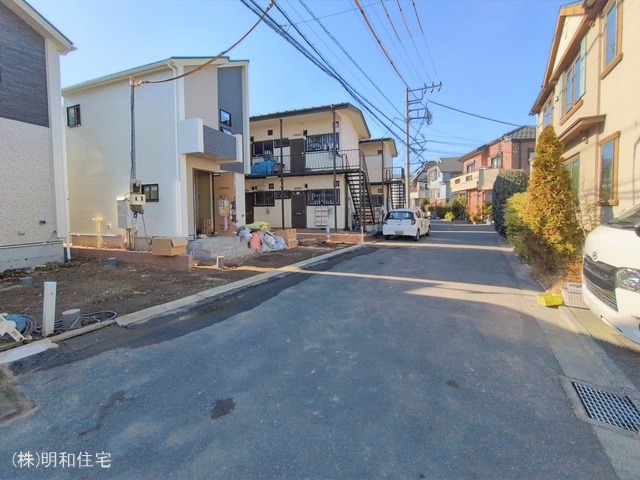 東京都府中市是政1丁目の新築戸建て外構写真 2026年2月5日撮影