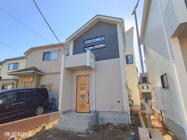 東京都府中市是政1丁目の新築戸建て外構写真 2026年2月5日撮影
