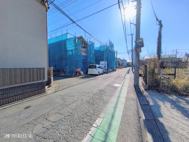 東京都府中市朝日町１丁目の新築戸建て上棟写真 2026年1月12日撮影