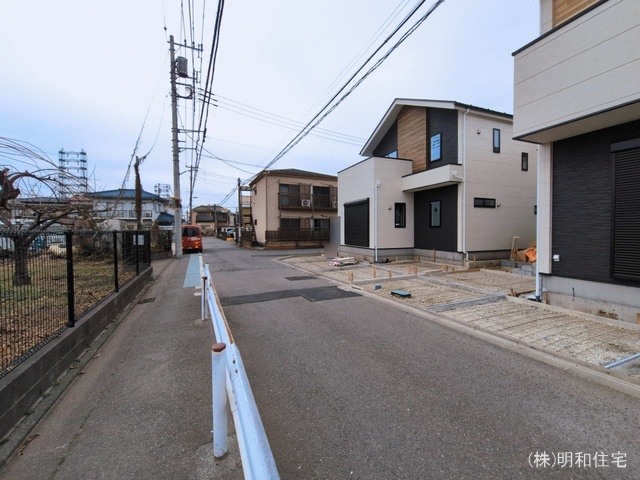 東京都府中市朝日町１丁目の新築戸建て外構写真 2026年3月1日撮影