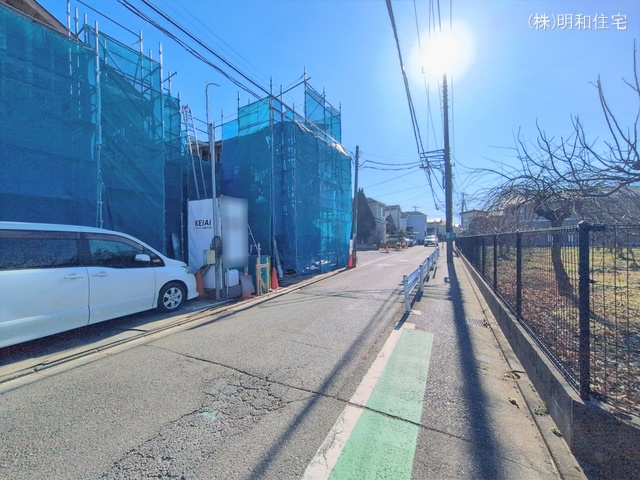 東京都府中市朝日町１丁目の新築戸建て上棟写真 2026年1月12日撮影