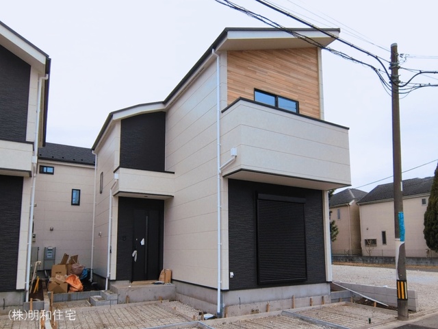 東京都府中市朝日町１丁目の新築戸建て外構写真 2026年3月1日撮影