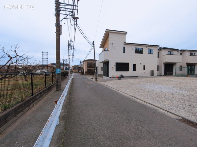 東京都府中市朝日町１丁目の新築戸建て外構写真 2026年3月1日撮影