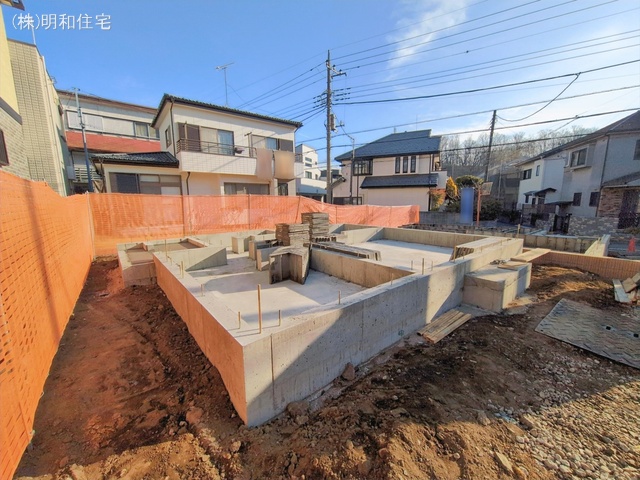 東京都府中市浅間町４丁目の新築戸建て基礎写真 2026年2月5日撮影