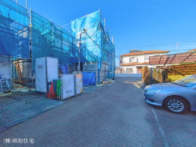 東京都府中市分梅町５丁目の新築戸建てシート写真 2026年1月21日撮影