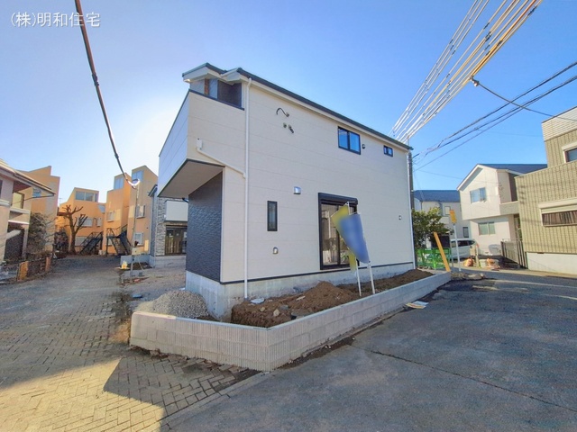 東京都府中市分梅町５丁目の新築戸建て外構写真 2026年2月18日撮影