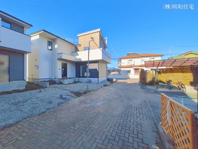 東京都府中市分梅町５丁目の新築戸建て外構写真 2026年2月18日撮影