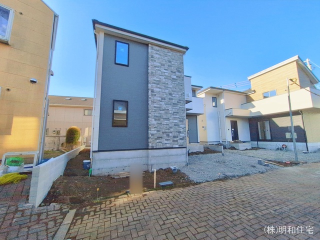 東京都府中市分梅町５丁目の新築戸建て外構写真 2026年2月18日撮影