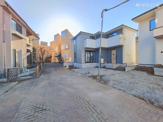 東京都府中市分梅町５丁目の新築戸建て外構写真 2026年2月18日撮影