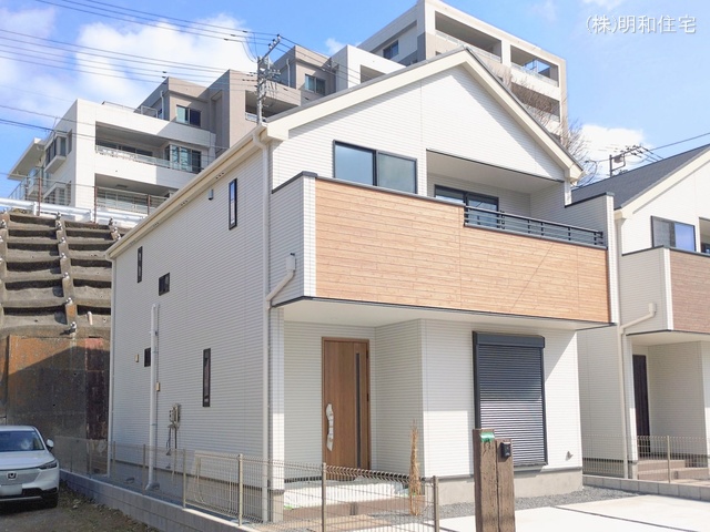 東京都府中市日新町１丁目の新築戸建て外構写真 2026年2月17日撮影