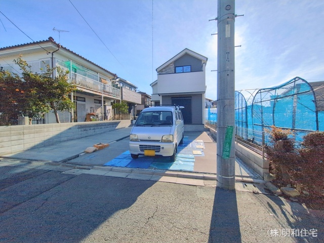 東京都府中市西府町3丁目の新築戸建て外構写真 2026年2月26日撮影