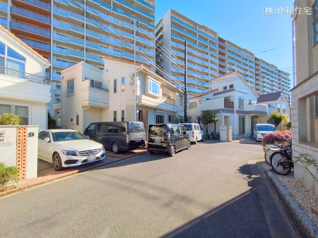 千葉県千葉市美浜区稲毛海岸5丁目の中古戸建て完成写真 2025年2月6日撮影