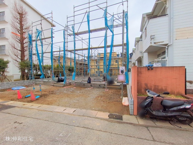 千葉県千葉市花見川区朝日ケ丘3丁目の新築戸建て基礎写真 2025年3月3日撮影